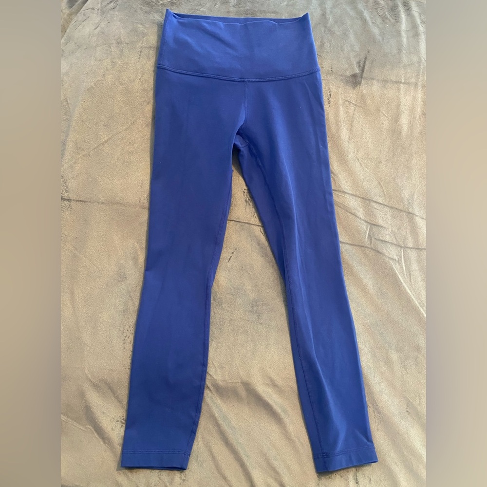 Lululemon Wunder Train Blue Leggings
